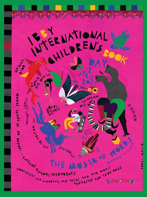 plakat na Międzynarodowy Dzień Książki dla Dzieci